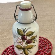 Bouteille céramique avec bouchon vintage 