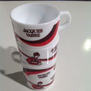 4 petites tasses arcopal Jacques Vabre
