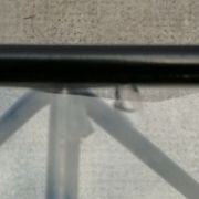 Table basse vintage Alanda en verre de Paolo Piva pour B&B I