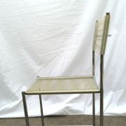 Lot de 6 chaises spaghetti vintage chromés de Belotti, Alias