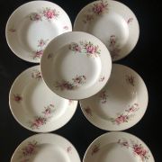 assiettes vintage terre de fer