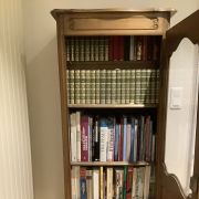 Petite bibliothèque vitrée / argentier