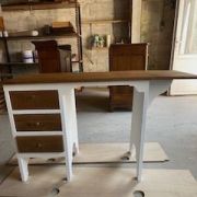 Bureau en chêne massif des années 50