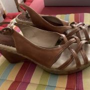 SANDALES CUIR MARRON PIKOLINOS  38