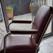 Fauteuil traîneau type industriel