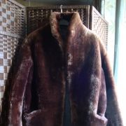 manteau veste en mouton doré  T 44