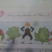 Illustration vintage "Savez-vous planter des choux"