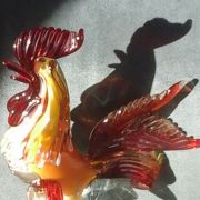 Coq en verre de Murano 