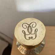 Etui Guerlain vintage des années 90 en métal doré pour recha