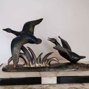 Statue canards bronze