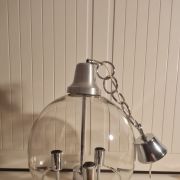 Lustre globe années 70