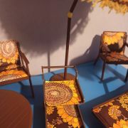 Set jardin poupée vintage année 70 