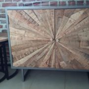 meuble bois et fer industriel