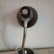 Lampe de bureau flexible, métal.