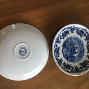 Lot de 2 assiettes anglaises