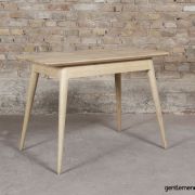 Bureau avec pieds compas en chêne massif local