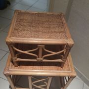 Table basse en rotin