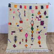 Tapis berbère coloré 152 x 105 cm