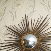 Miroir sorcière vallauris signé Chaty 