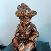 Statue petit garçon. Années 50/60.