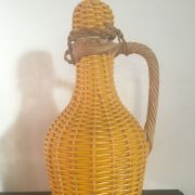 carafe vintage 1970 en scoubidou en TBE