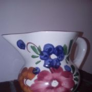 Pichet fait main d Italie en faience