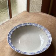 Grande assiettes creuse HBCM Creil Montereau modèle Tolga 