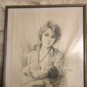 Tableau la mère et l’enfant 