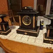 Pendule en marbre noir