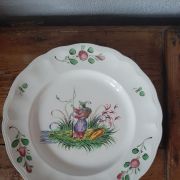 Lunéville tradition KG décor chinois assiette VINTAGE