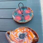 LOT DE 2 VERITABLES VALLAURIS VINTAGE 1970