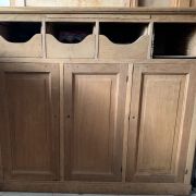 Meuble de métier en chêne massif