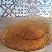 Assiettes et saladier vintage