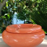 Cendrier  en poterie Orange tunisienne, Cadeau fumeur
