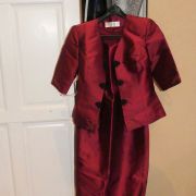 TAILLEUR VESTE ET ROBE EN SOIE