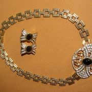 Ensemble collier Ras de cou et BO 