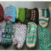 chausson tricoté neuf