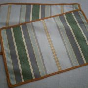 Lot de 2 sets de table en tissu recycle