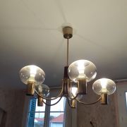 Lustre 5 globes Année 70