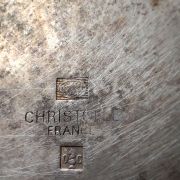 Seau à champagne en métal argenté Christofle 