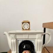 Théière de collection anglaise Cheminée