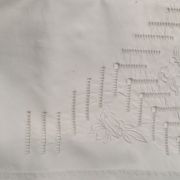 Taies d'oreillers anciennes métis brodée