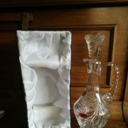 ANCIENNE CARAFE AIGUIÈRE A VIN CRISTAL