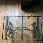 Table basse fer forger 