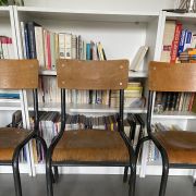 Lot de 3 chaises d'école