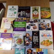 lot de livres de cuisine - recettes