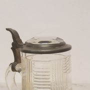 Chope à bière vintage verre