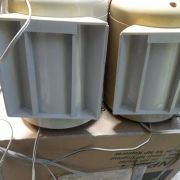 Enceintes vintage pour appareils audios. 