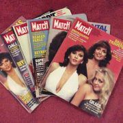 Lot de 6 Paris Match Dallas années 80