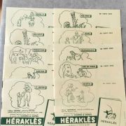 10 buvards vintage Herakles thème Histoire